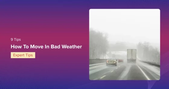 How To Move In Bad Weather