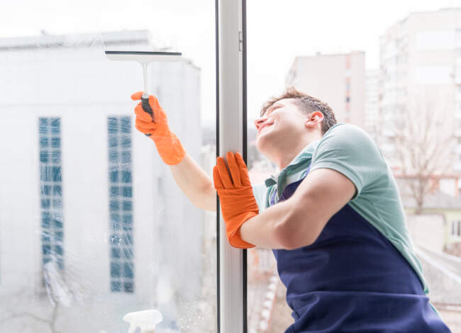 Man Cleaning Windows (1)